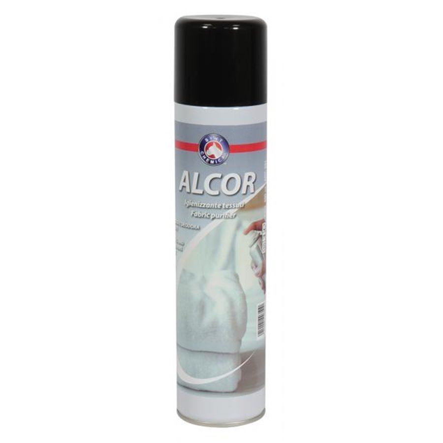 Conf. 12 pz igienizzante tessuti Alcor 400 mL