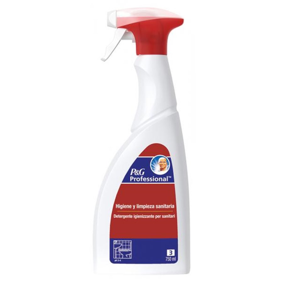 Conf. 6 pz Detergente igienizzante sanitari 750 mL