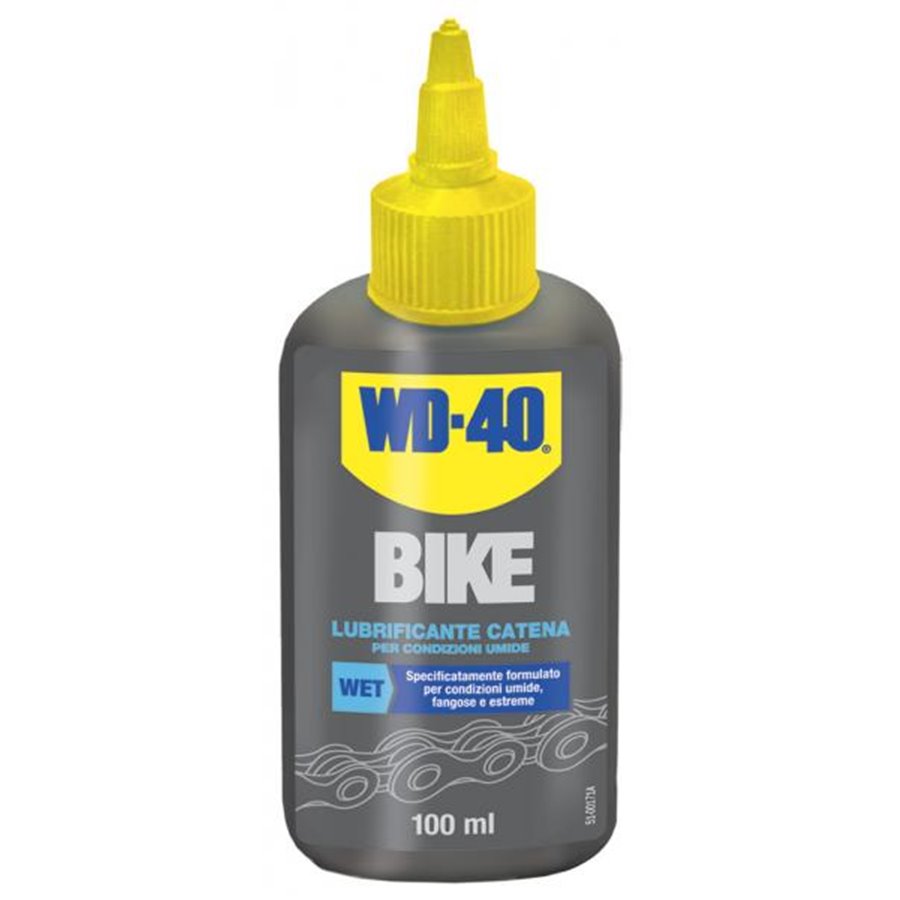 Conf. 12 pz Bike lubrificante catena per condizioni umide 100 mL
