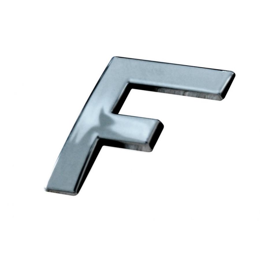 Lettera tridimensionale adesiva "F"