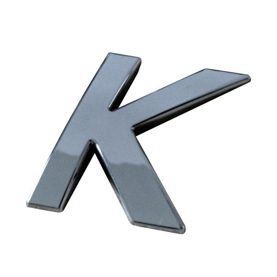 Lettera tridimensionale adesiva "K"
