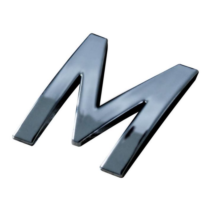 Lettera tridimensionale adesiva "M"