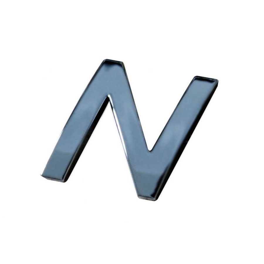 Lettera tridimensionale adesiva "N"