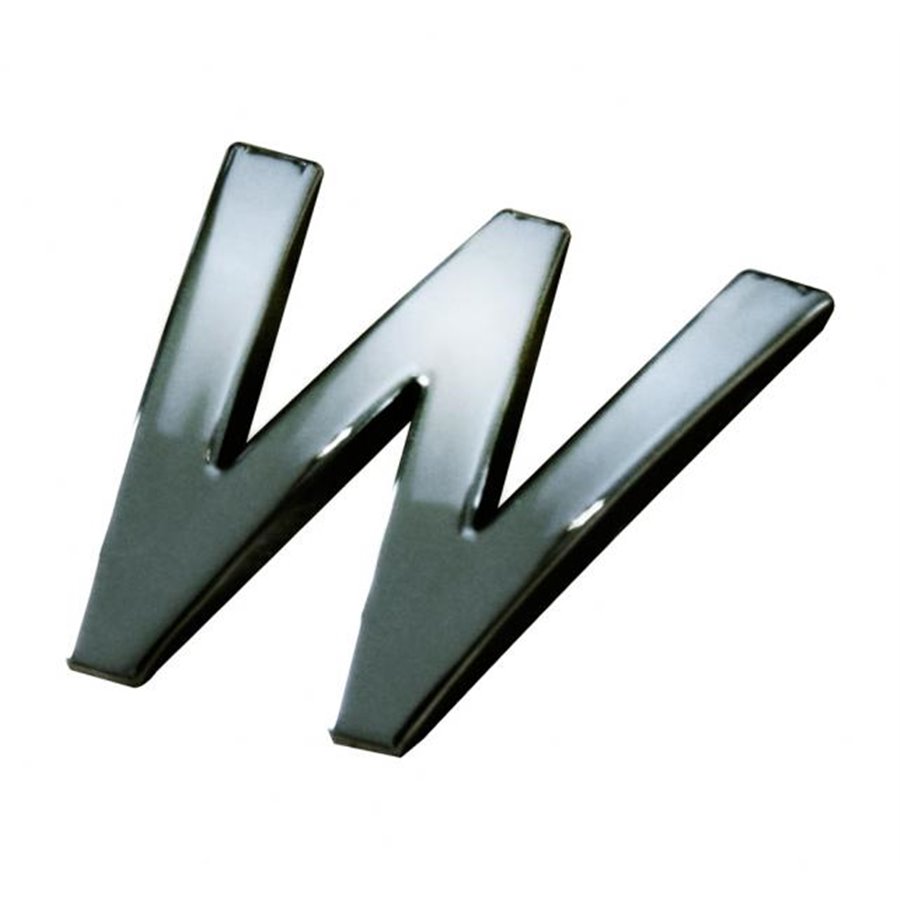 Lettera tridimensionale adesiva "W"