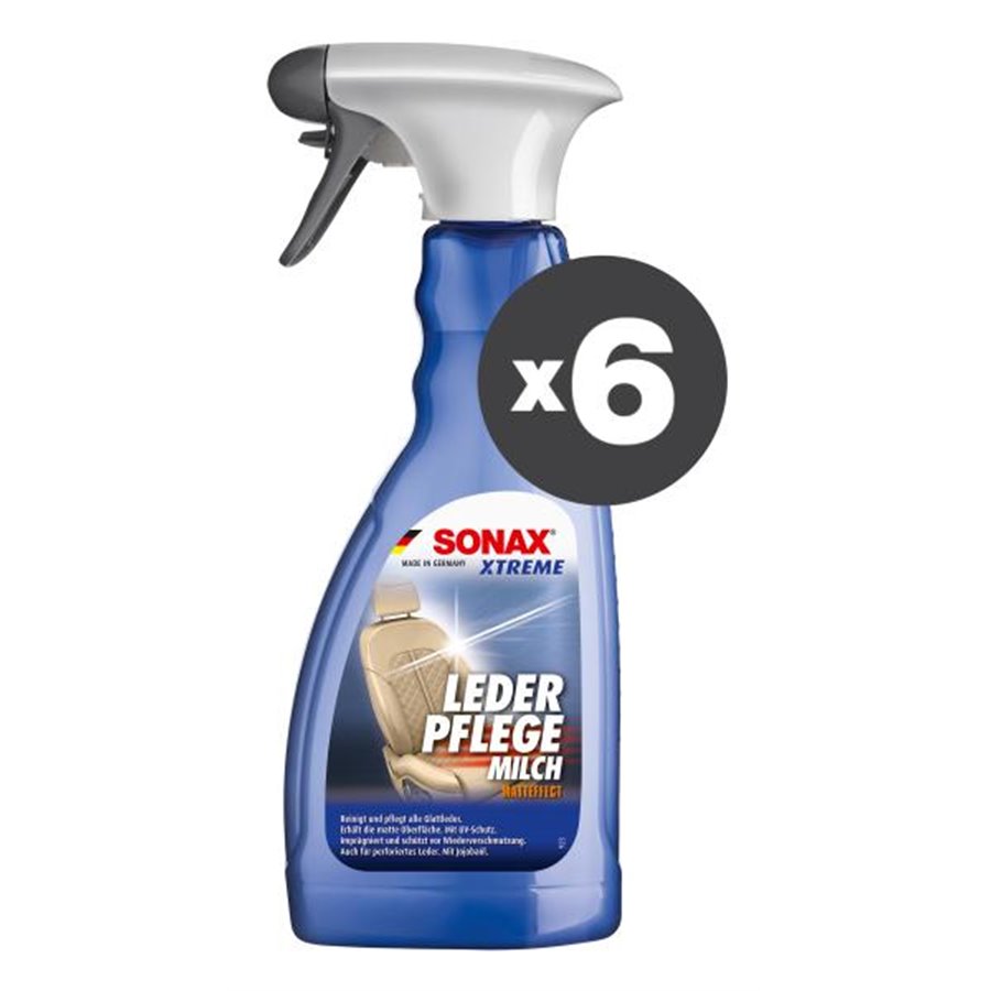 Conf. 6 pz Xtreme Detergente pelle effetto opaco 500 mL