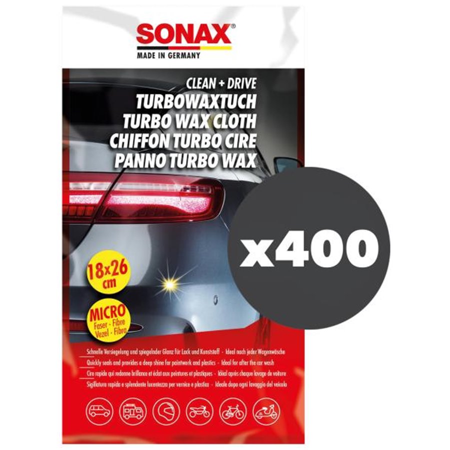 CT 400 SONAX CLEAN+DRIVE PANNO TURBO WAX 18X26 CM