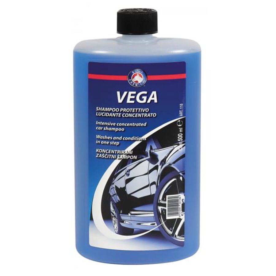 Conf. 12 pz Vega shampoo protettivo lucidante concentrato 500 mL