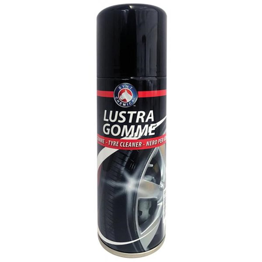 Conf. 12 pz Lustragomme Ultra nero gomme 200 mL