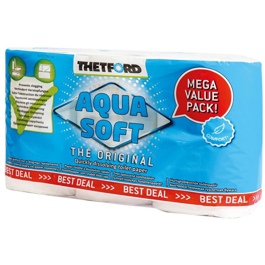Carta igienica Aqua Soft 6 rotoli