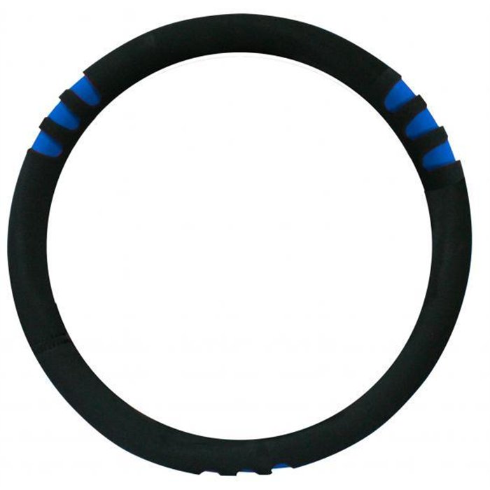 Coprivolante tuning nero/blu