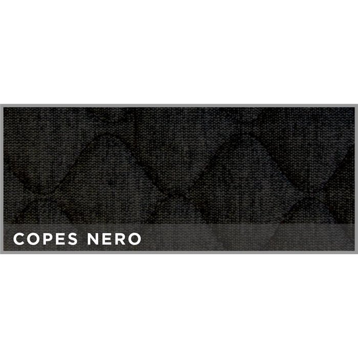 Coprisedili anteriori Espresso Deluxe tg. grande tess. cotone trapuntato nero