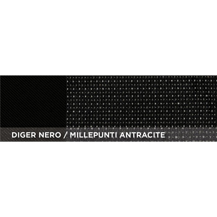 Coprisedili anteriori personalizzati CITROEN C3 16˃24 tess. millepunti antracite