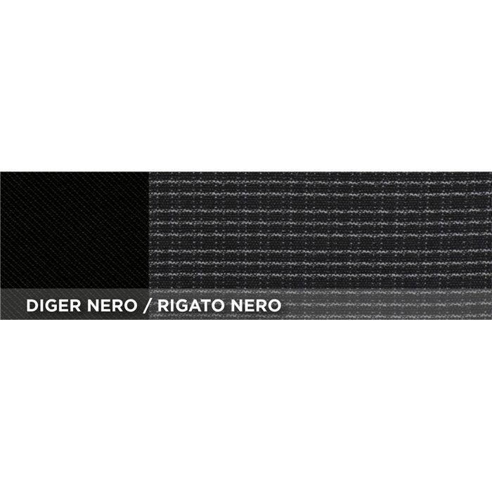 Serie completa coprisedili personalizzati DACIA Duster II/III 18˃24, 24˃ tess. rigato nero