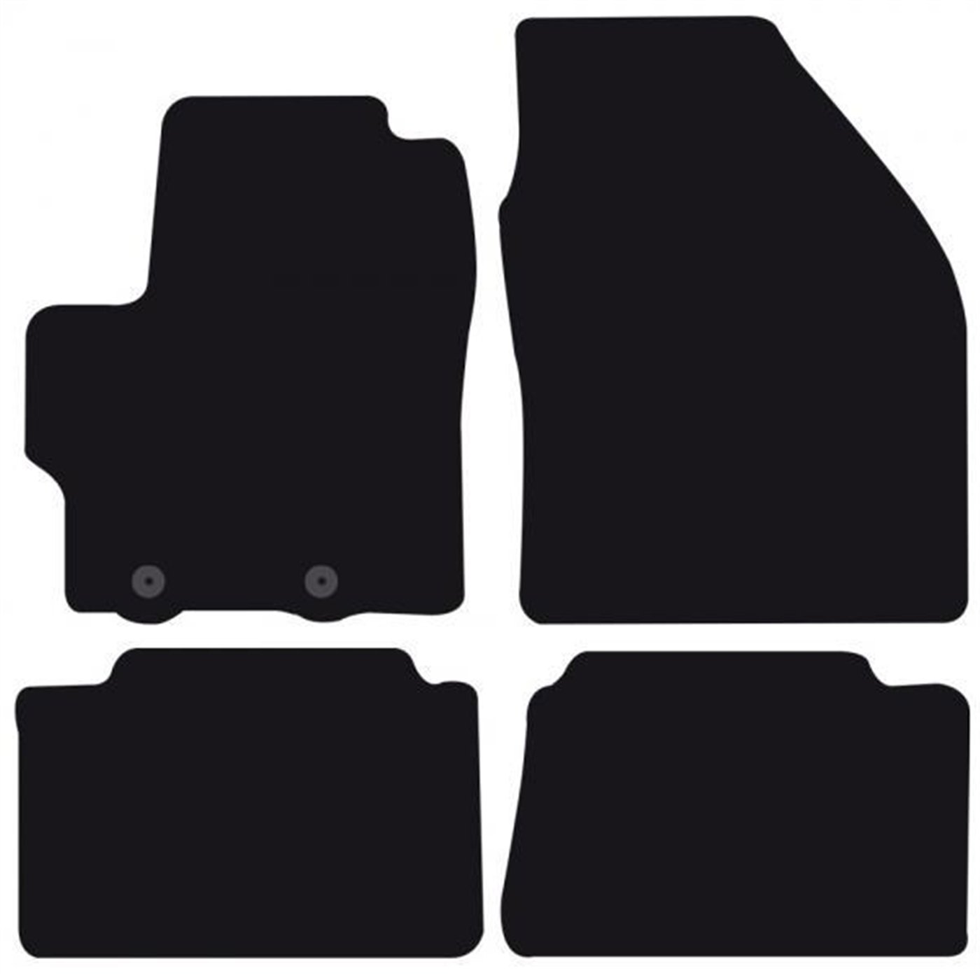 Tappeti moquette Tailor MAZDA 2 Hybrid 21˃ - TOYOTA Yaris IV 20˃ (anche Hybrid e Cross)