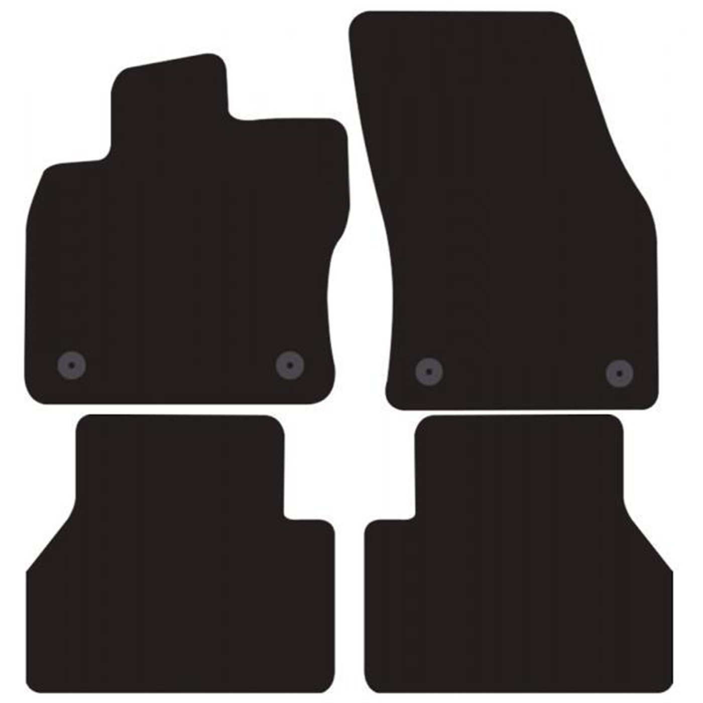 Tappeti moquette Tailor FORD Tourneo Connect 5 posti 22˃ - VW Caddy V 5p. 20˃