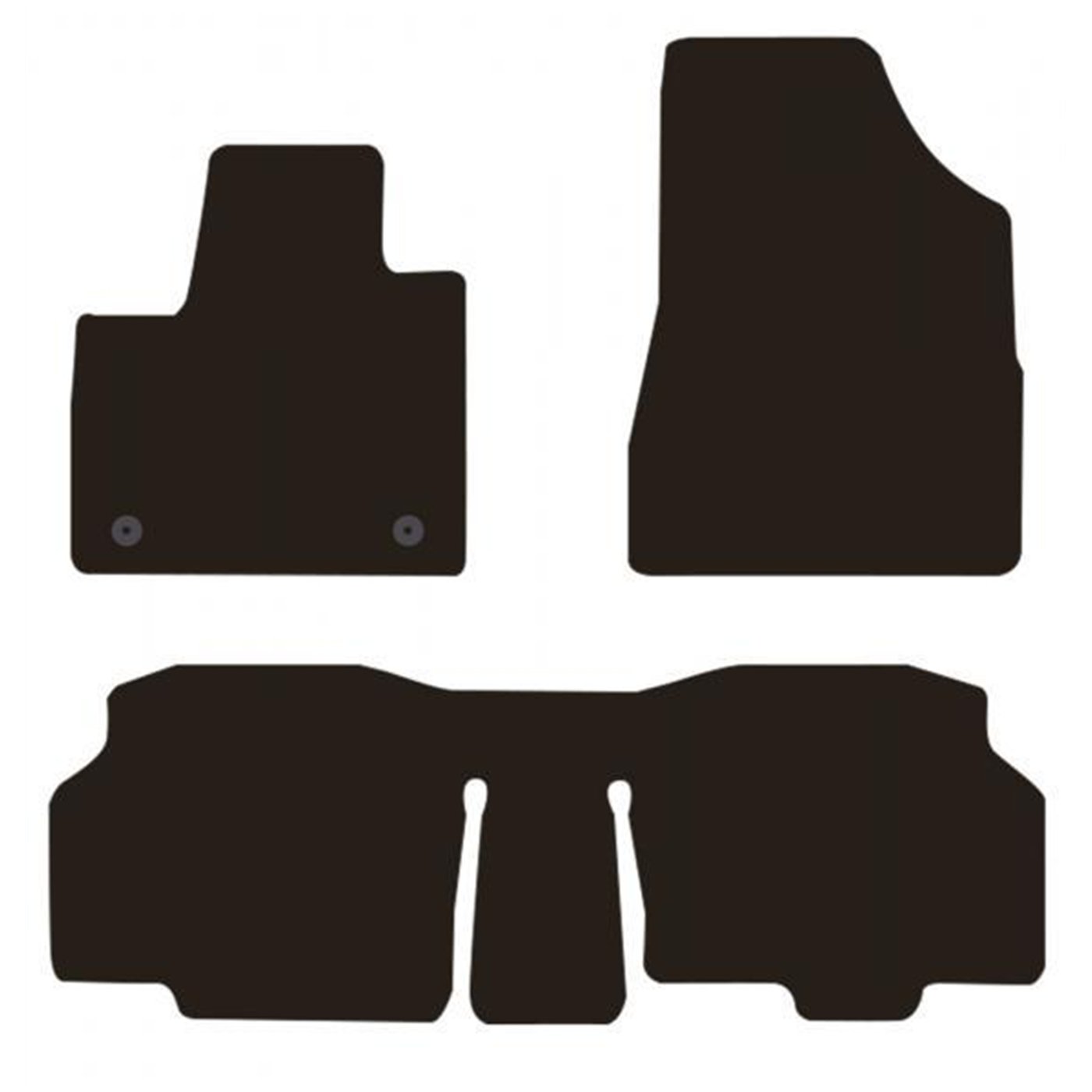Tappeti moquette Tailor MERCEDES Citan Tourer 21˃ / Classe T 22˃ - NISSAN Townstar 5p. 21˃