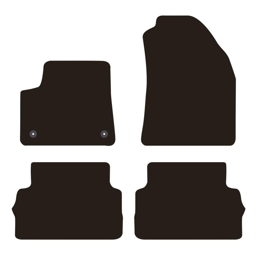 Tappeti moquette Tailor CITROEN C3 IV 24˃ - FIAT Grande Panda 25˃ (elettriche)