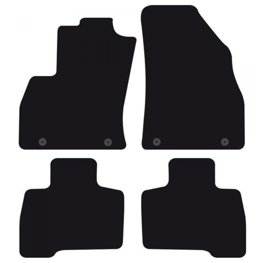 Tappeti moquette Tailor CITROEN Nemo 5p. 08˃ - FIAT Fiorino 5p. 08˃, Qubo 08˃ - PEUGEOT Bipper Tepee 08˃