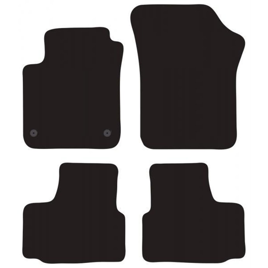Tappeti moquette Tailor SEAT Mii 11˃ - SKODA Citigo 11˃ - VOLKSWAGEN Up! 11˃16, 16˃ (no elettriche)