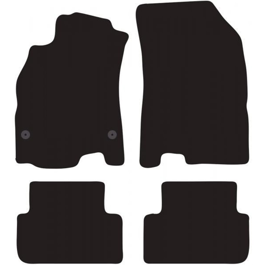 Tappeti moquette Tailor RENAULT Fluence 10˃ -  Megane III 5p. 08˃15 e SW 09˃15 (interasse fix 41 cm.)