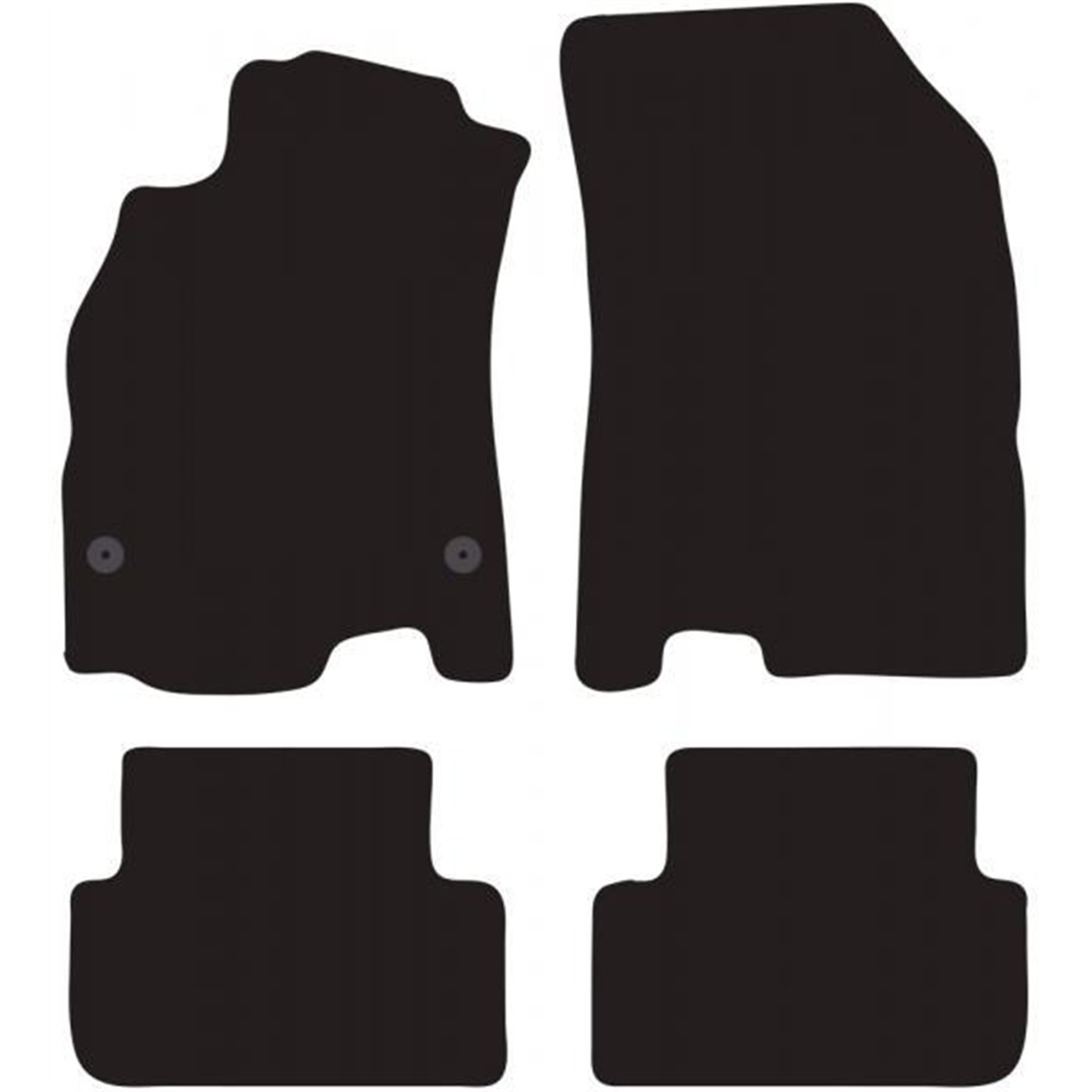 Tappeti moquette Tailor RENAULT Fluence 10˃ -  Megane III 5p. 08˃15 e SW 09˃15 (interasse fix 41 cm.)