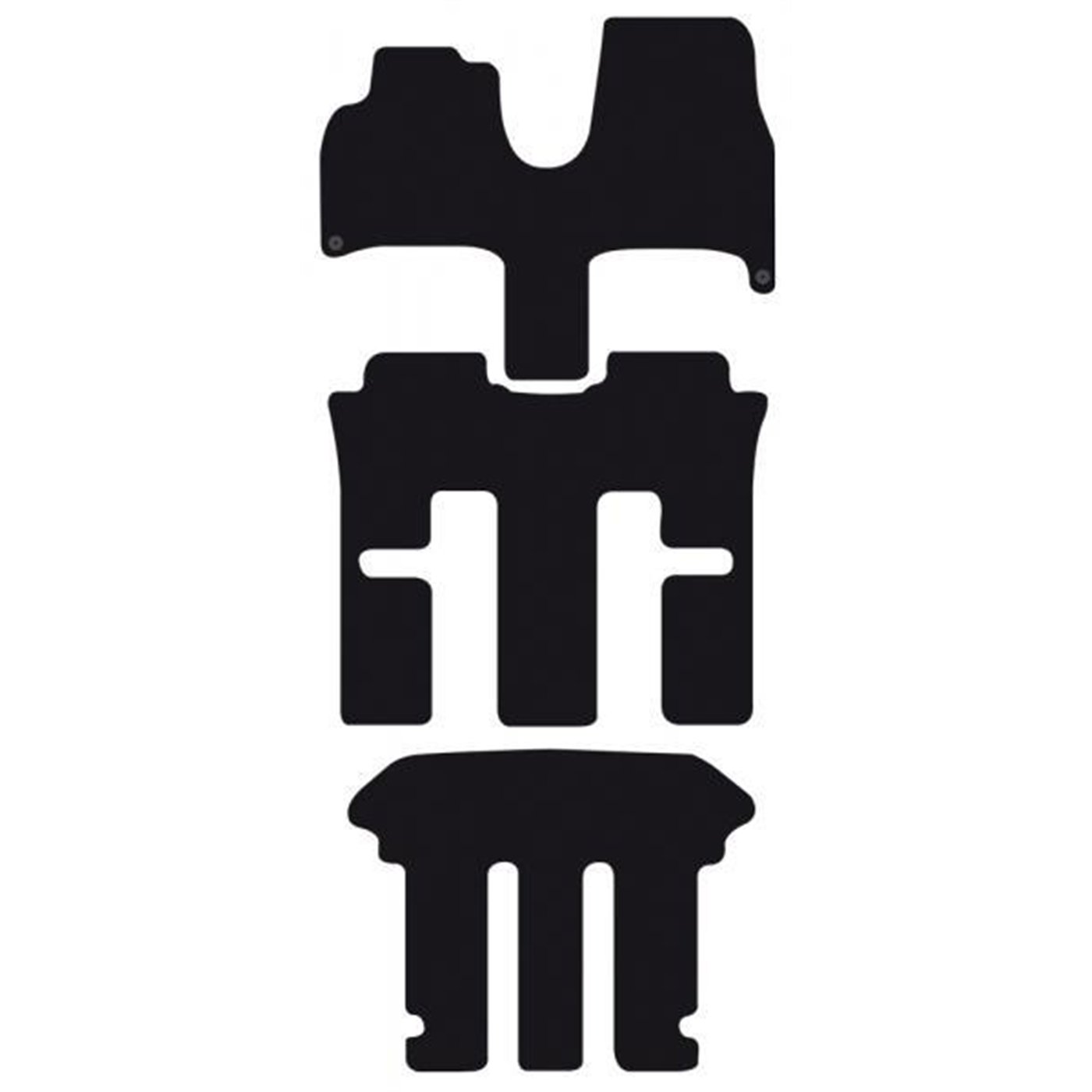Tappeti moquette Tailor CITROEN C8  02˃12, 12˃ - PEUGEOT 807 02˃