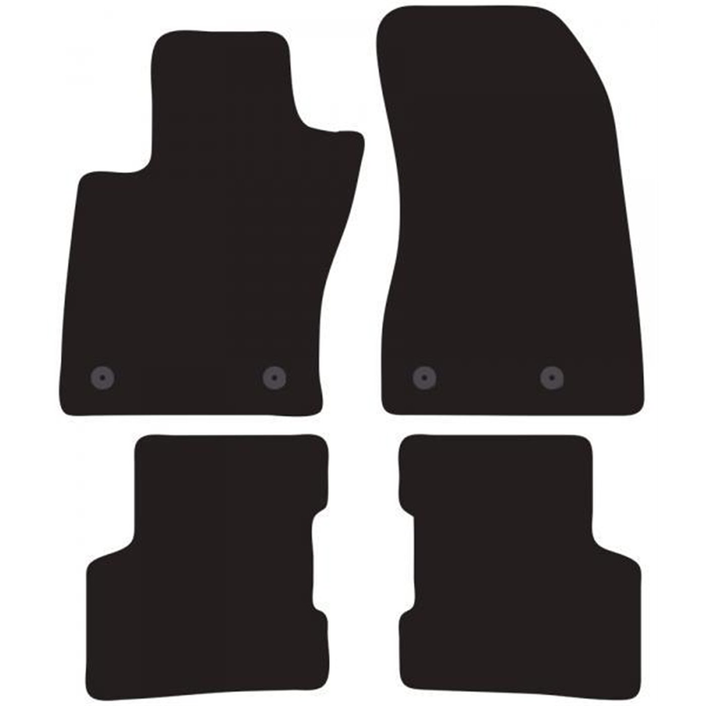 Tappeti moquette Tailor JEEP Renegade 14˃18 (distanza fixpoint lato pass.  18 cm)