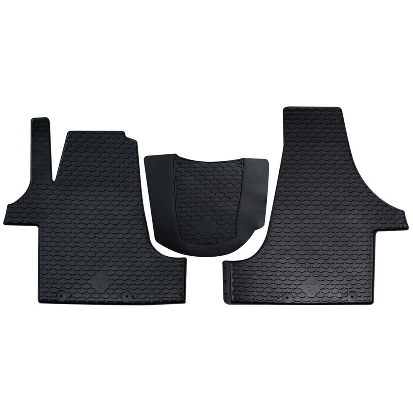Tappeti gomma anteriori VOLKSWAGEN T5 e T6 California/Caravelle/Multivan/Transporter 10˃15, 15˃ (anteriori)