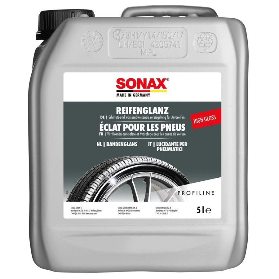 SONAX BRILLANTE PER PNEUMATICI TANICA 5L