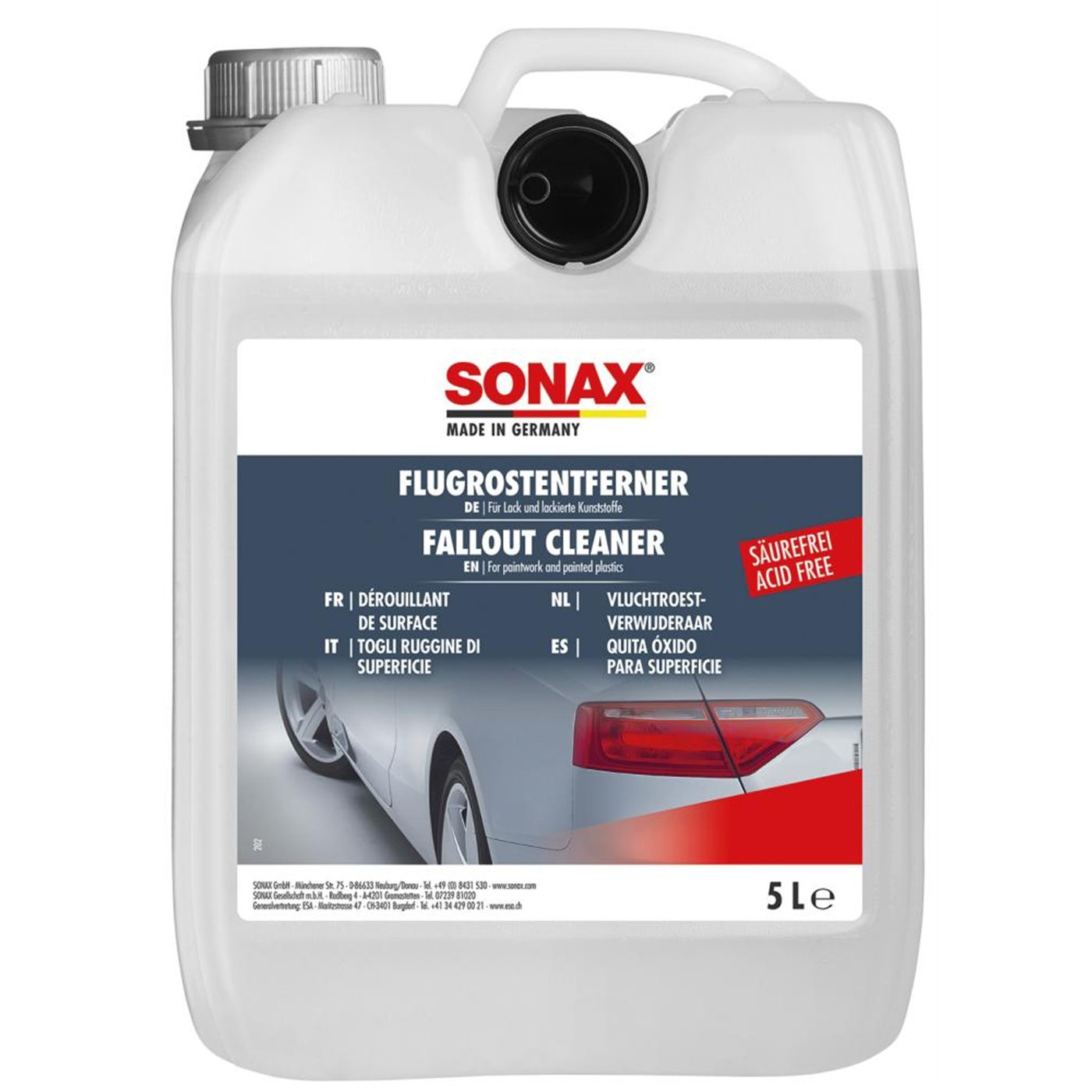 SONAX DECONTAMINANTE FERRO TANICA 5L