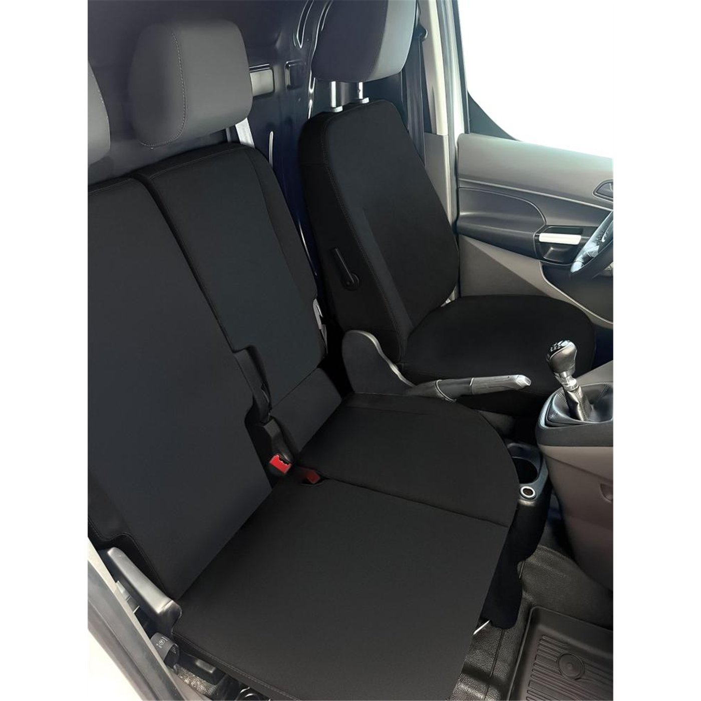 Coprisedili per furgoni tg. SP36 seduta divisa apribile tess. poliestere nero