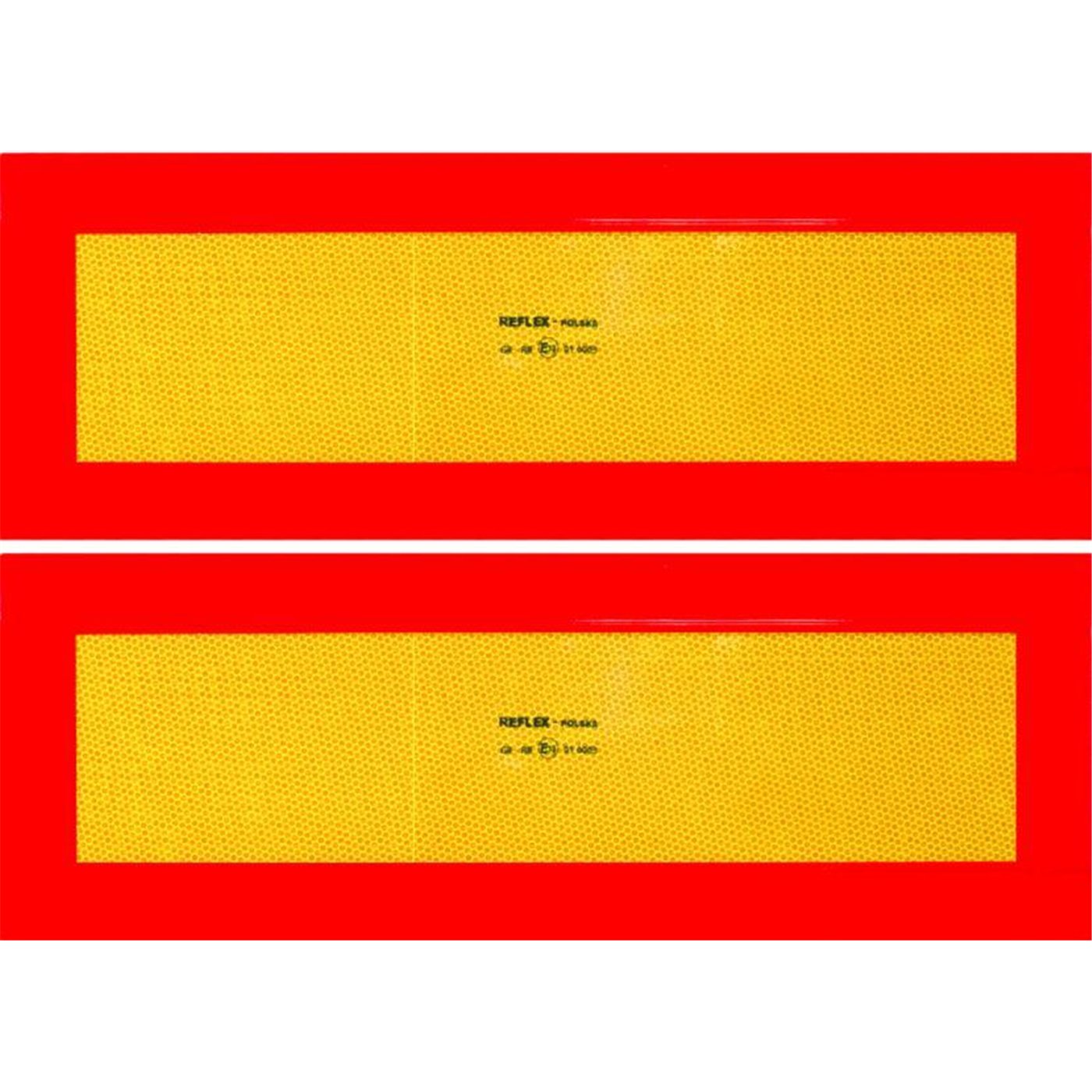 Pannelli riflettenti e fluorescenti per rimorchi 565x200x2 mm