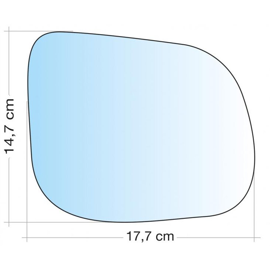 SPECCHIO C/PIASTRA DX CROM ASF TERM AUDI Q5  08˃16