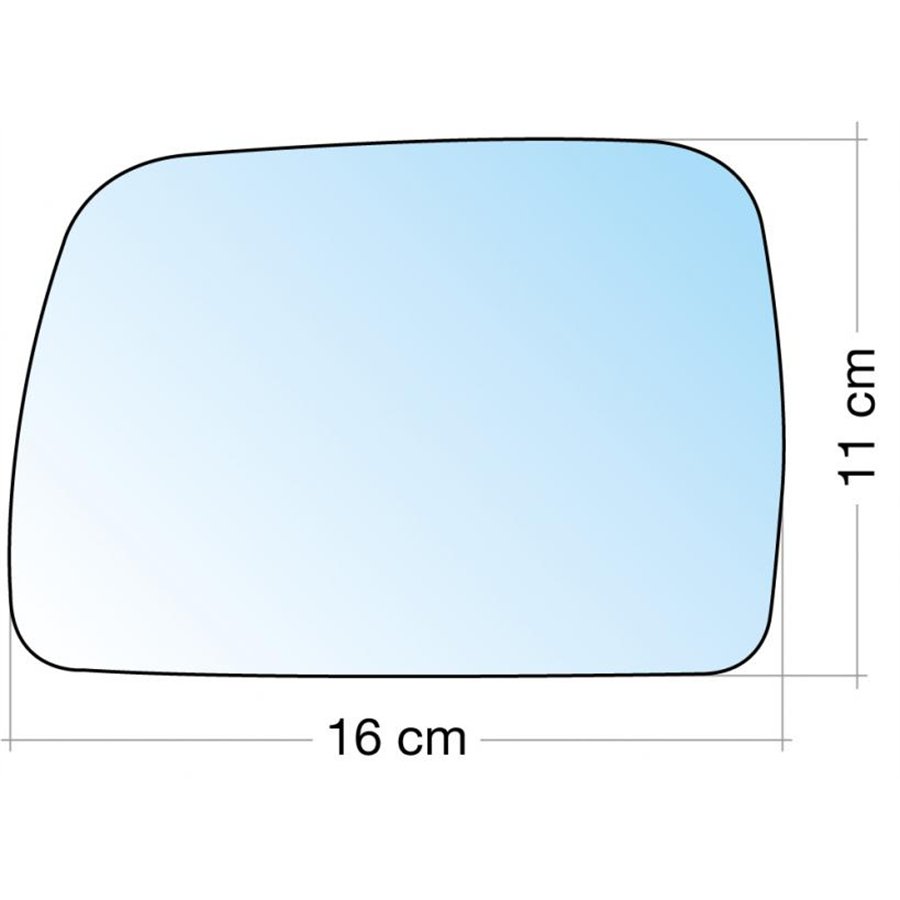 SPECCHIO C/PIASTRA SX CROM. ASF. BMW X3 05˃09