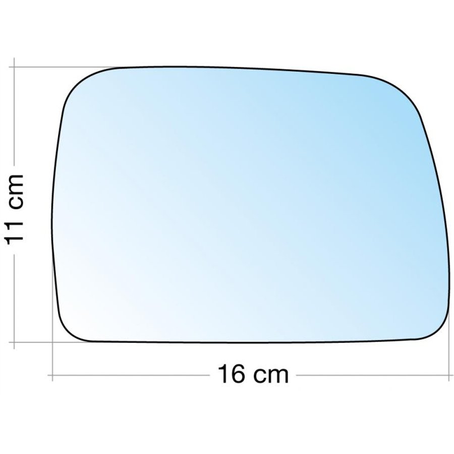 SPECCHIO C/PIASTRA DX CROM. CURVO TERM. BMW X3 05˃09