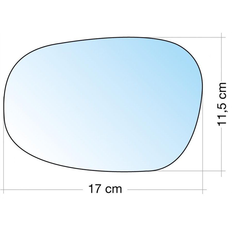 SPECCHIO C/PIASTRA SX CROM. ASF. TERM. BMW SERIE 1/SERIE 3 (E90) 10˃12