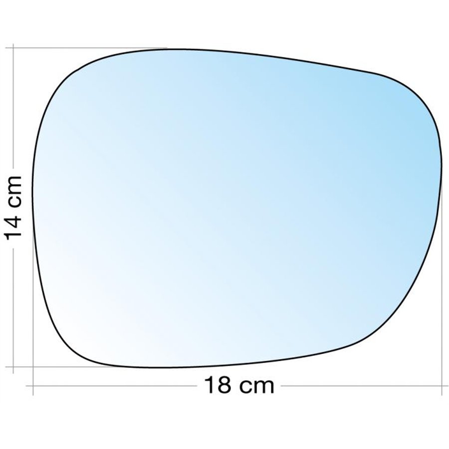 SPECCHIO C/PIASTRA DX CROM. ASF. BMW X1 09˃12, X3 10˃