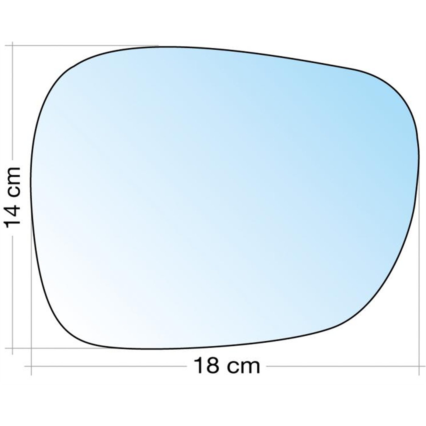 SPECCHIO C/PIASTRA DX CROM. ASF. BMW X1 09˃12, X3 10˃