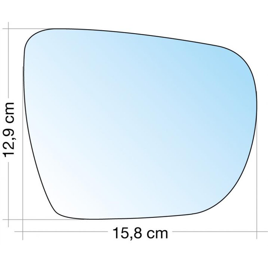 SPECCHIO C/PIASTRA DX CROM. ASF. TERM. HYUNDAI IX35 10˃