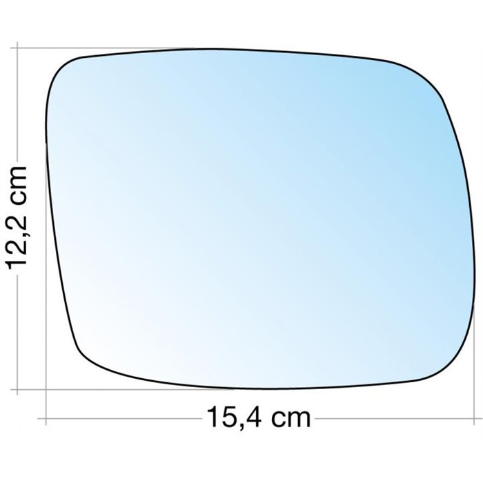 SPECCHIO C/PIASTRA DX CROM. CURVO MERCEDES CLASSE V ˃01