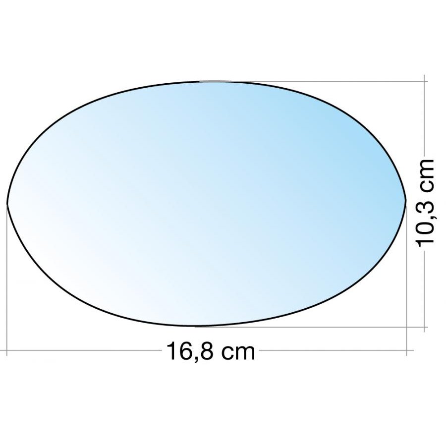 SPECCHIO C/PIASTRA SX-DX CROM. ASF. MINI ONE-COOPER ˃06