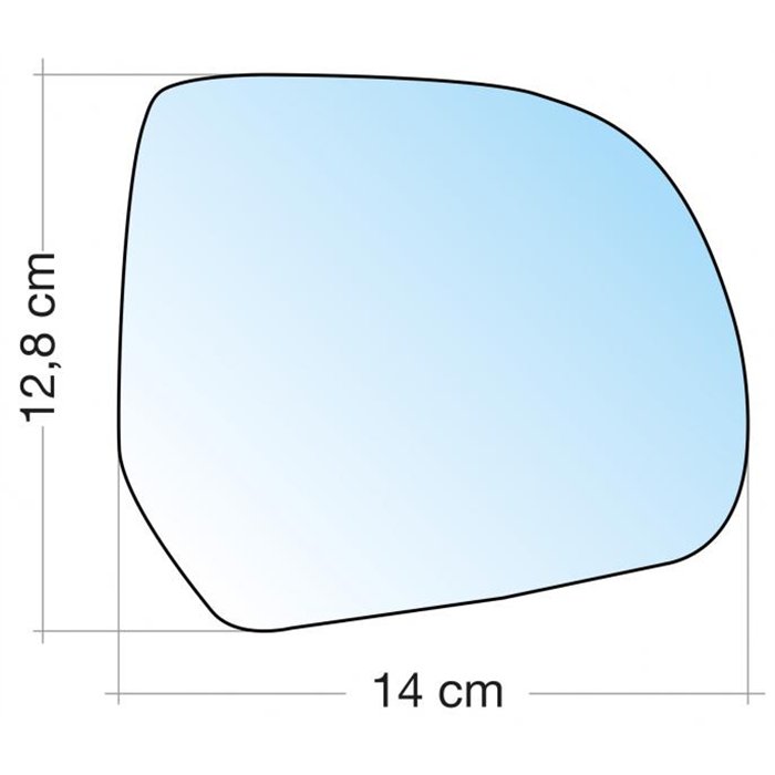SPECCHIO C/PIASTRA DX CROM. ASF. TERM. NISSAN MICRA 10˃