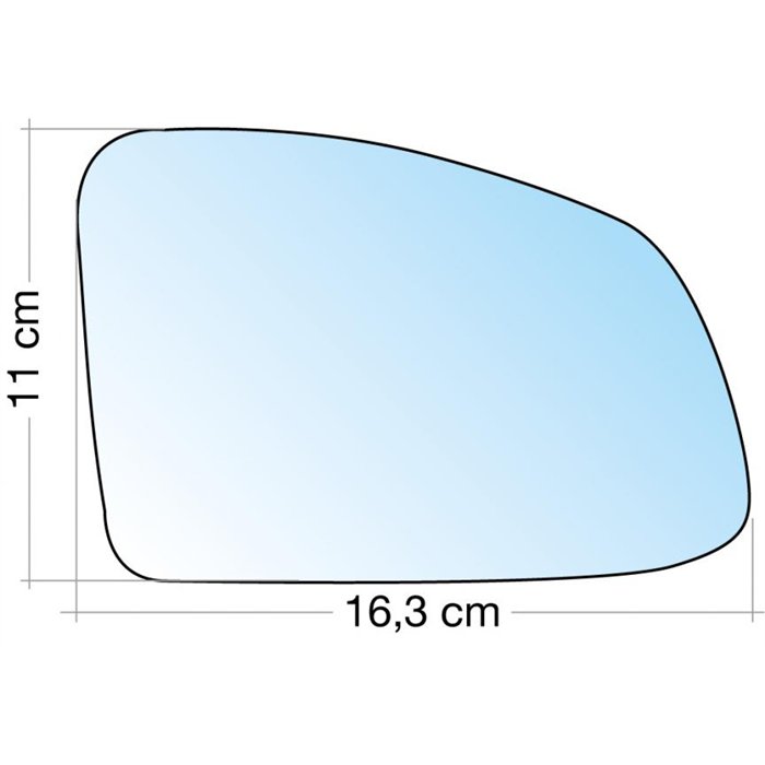 SPECCHIO C/PIASTRA DX CROM. ASF. OPEL MERIVA ˃10
