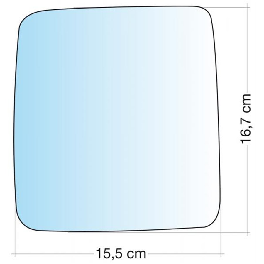 SPECCHIO C/PIAS. SX CROM TERM OPEL COMBO 02˃11