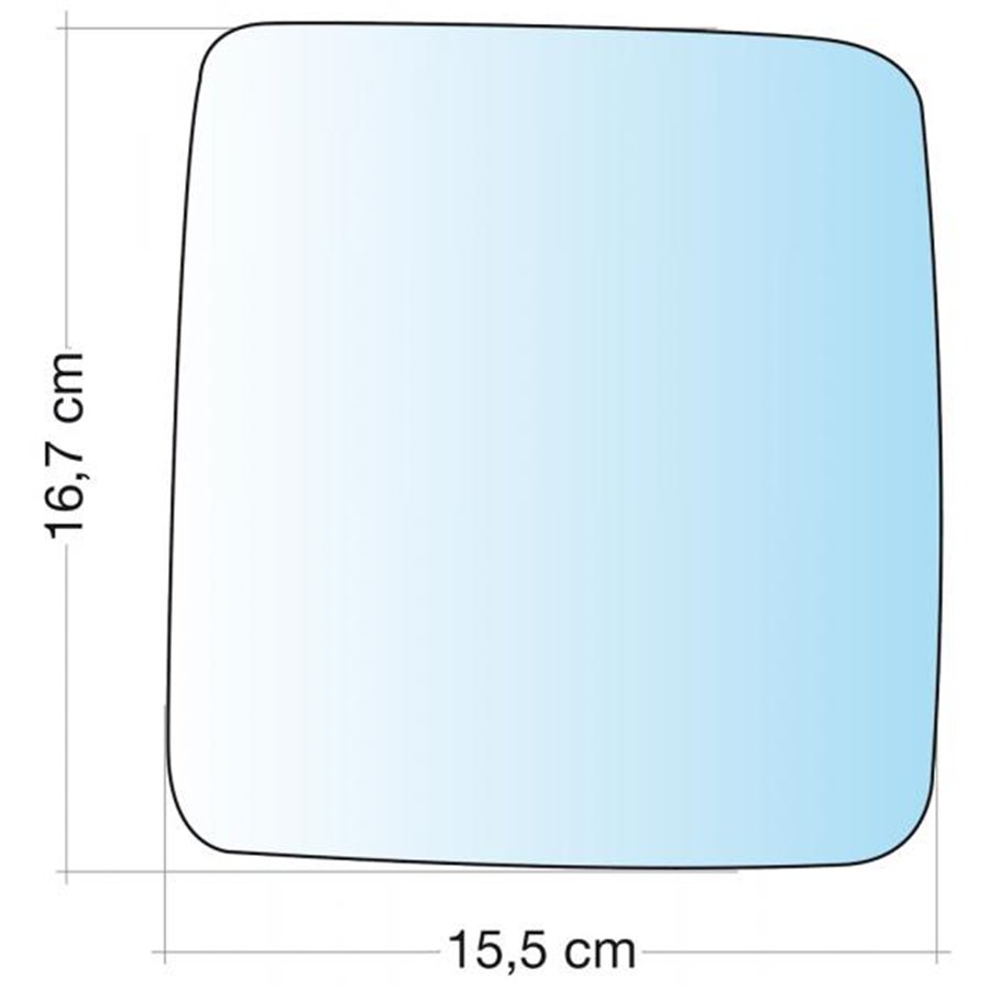 SPECCHIO C/PIAS. DX CROM TERM OPEL COMBO 02˃11