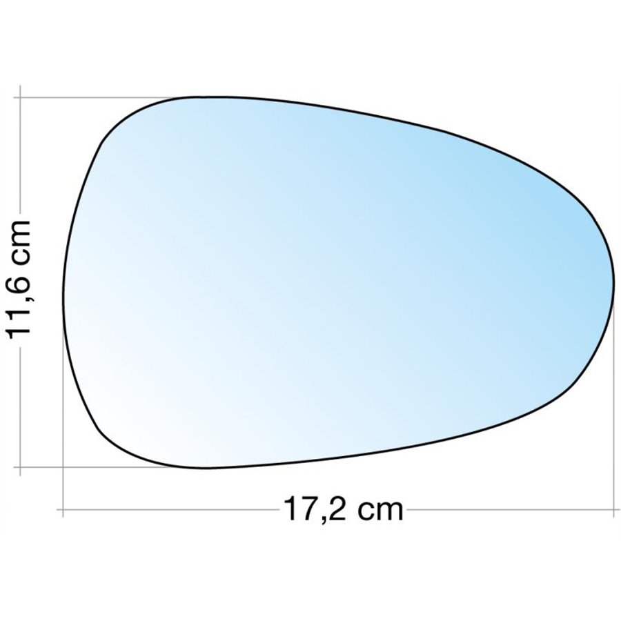 SPECCHIO C/PIASTRA DX CROM. ASF. SEAT EXEO/EXEO ST, IBIZA/IBIZA SC 08˃