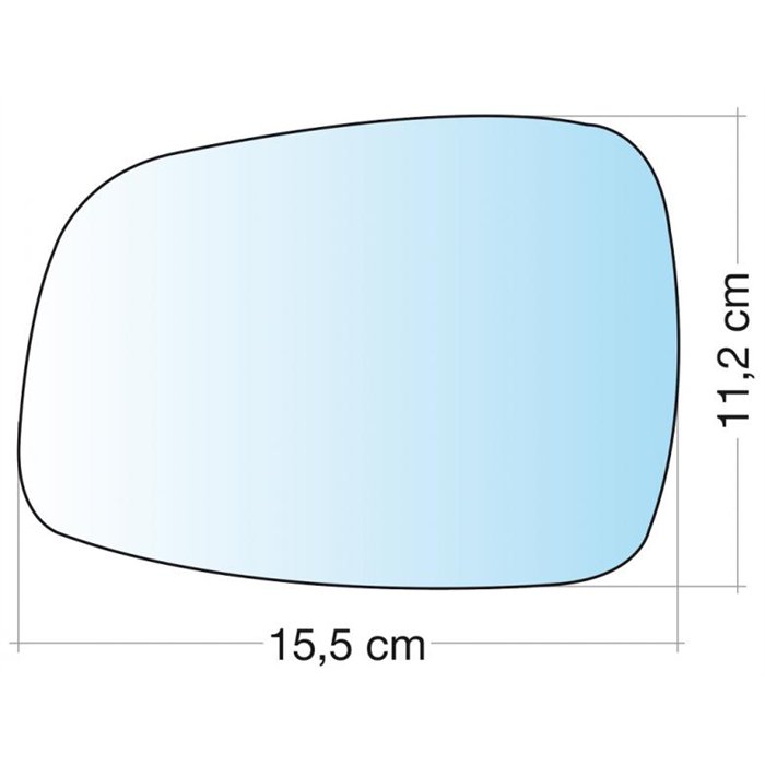 SPECCHIO C/PIAS. SX CROM CURVO TERM SWIFT 07˃10