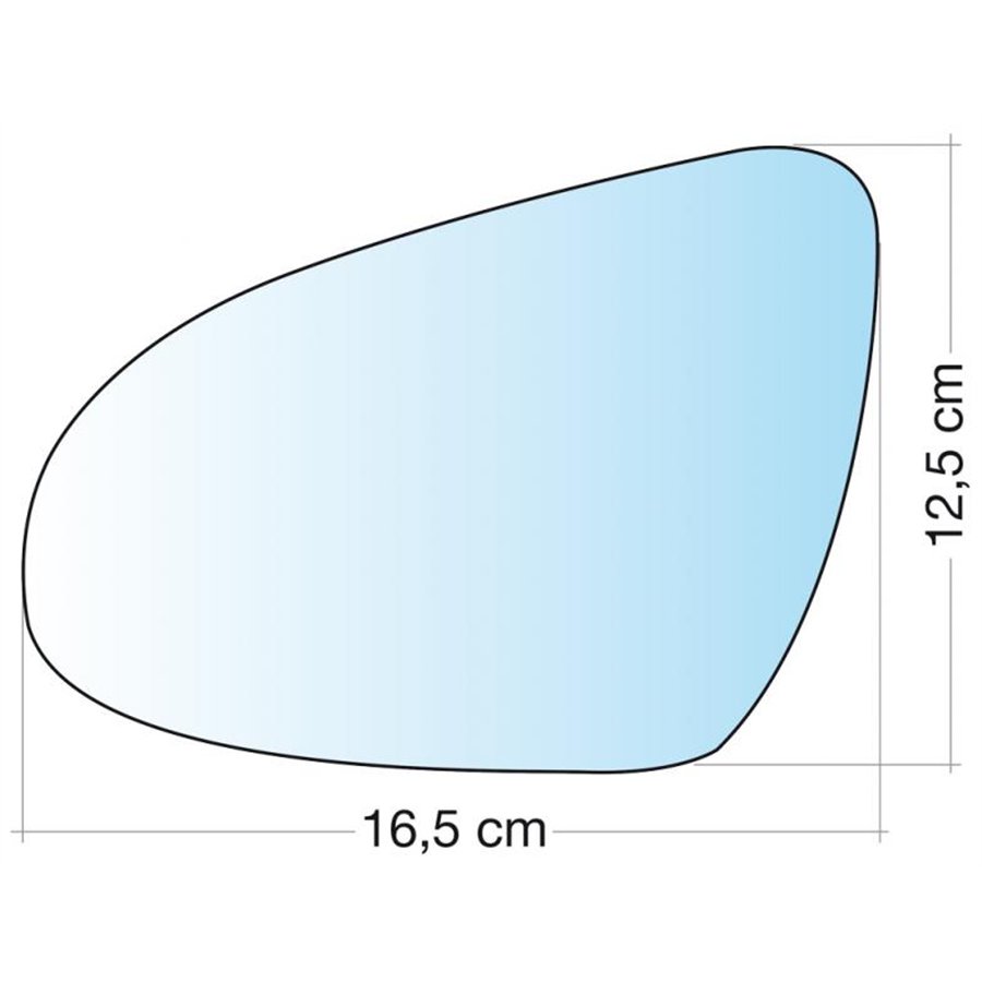 SPECCHIO C/PIAS. SX CROM  AYGO 14˃/YARIS 11˃ 