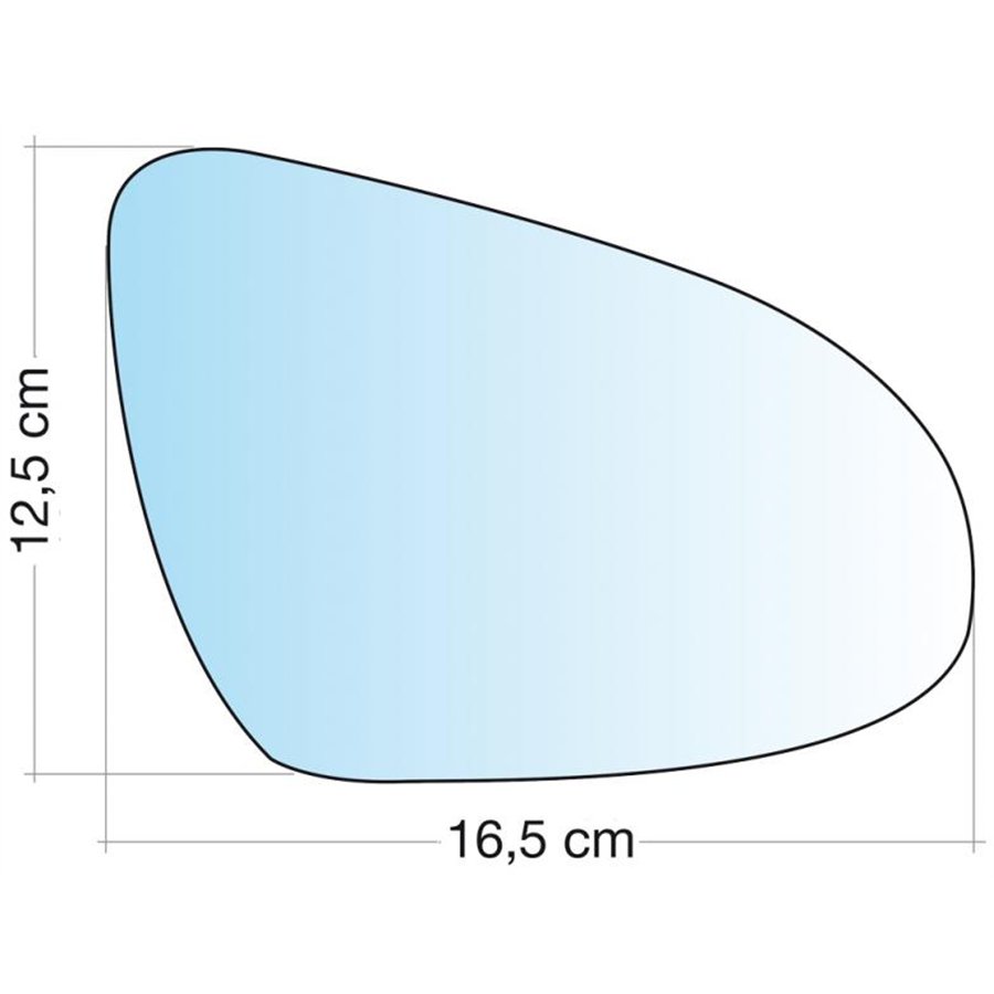 SPECCHIO C/PIAS. DX CROM ASF AYGO 14˃/YARIS 11˃ 
