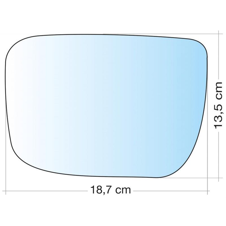 SPECCHIO C/PIASTRA SX CROM ASF VOLVO XC60  08˃17